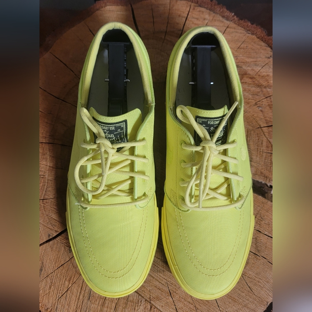 Pre-owned Nike Stefan Janoski 'Lemon Twist' Size 8.5 Mens SB Zoom Skateboarding